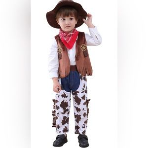 Baby Western Cowboy Style Kids Costume Set Cosplay Costume